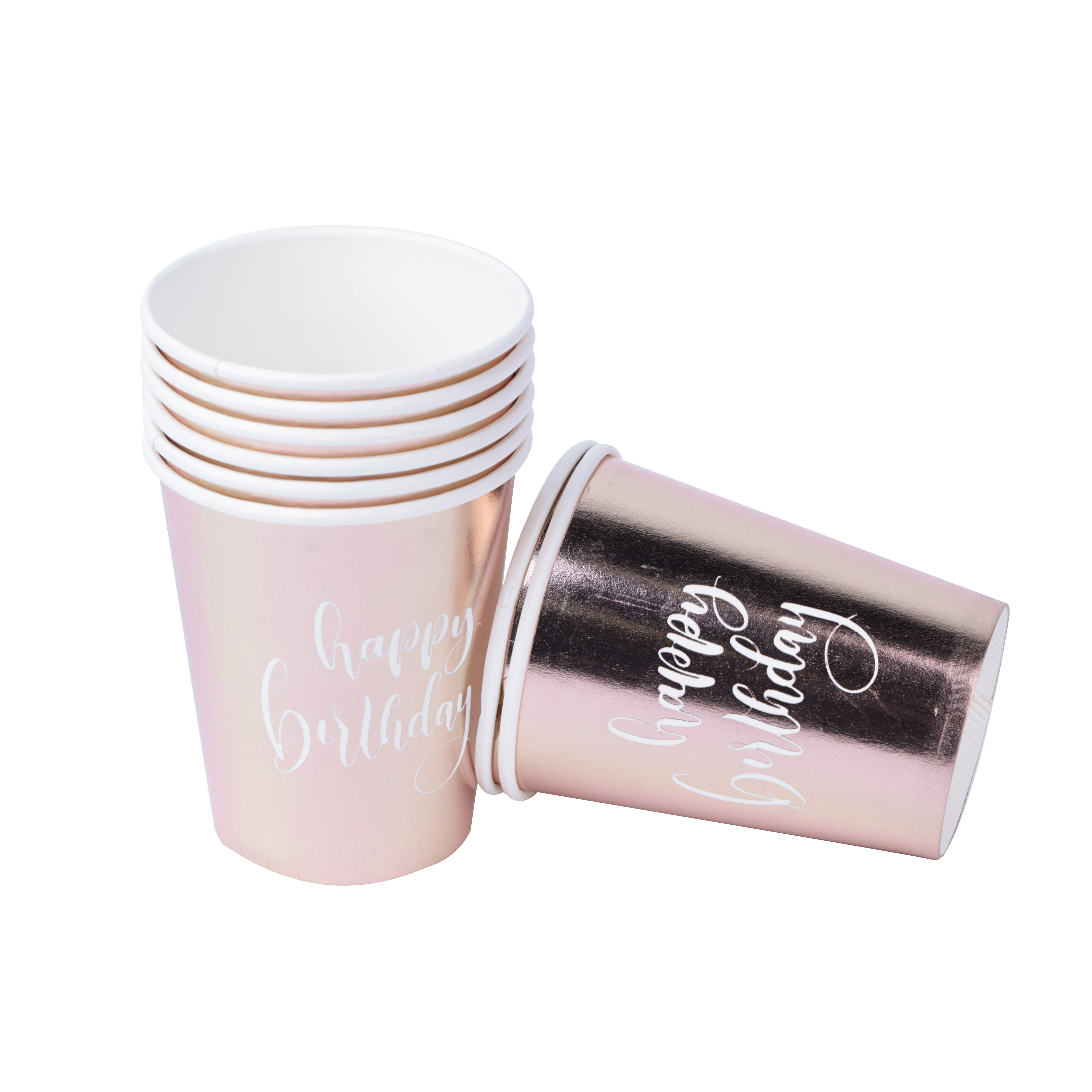 Pink birthday paper cup HP014