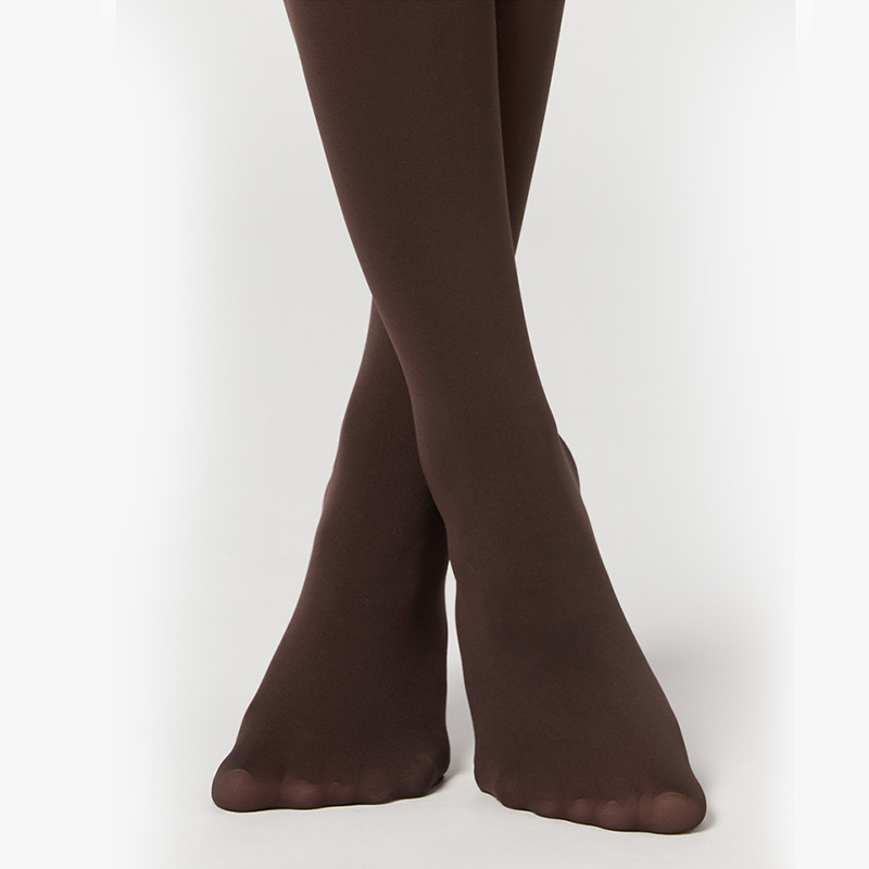 Fashion brown chocolate plain stocking for women