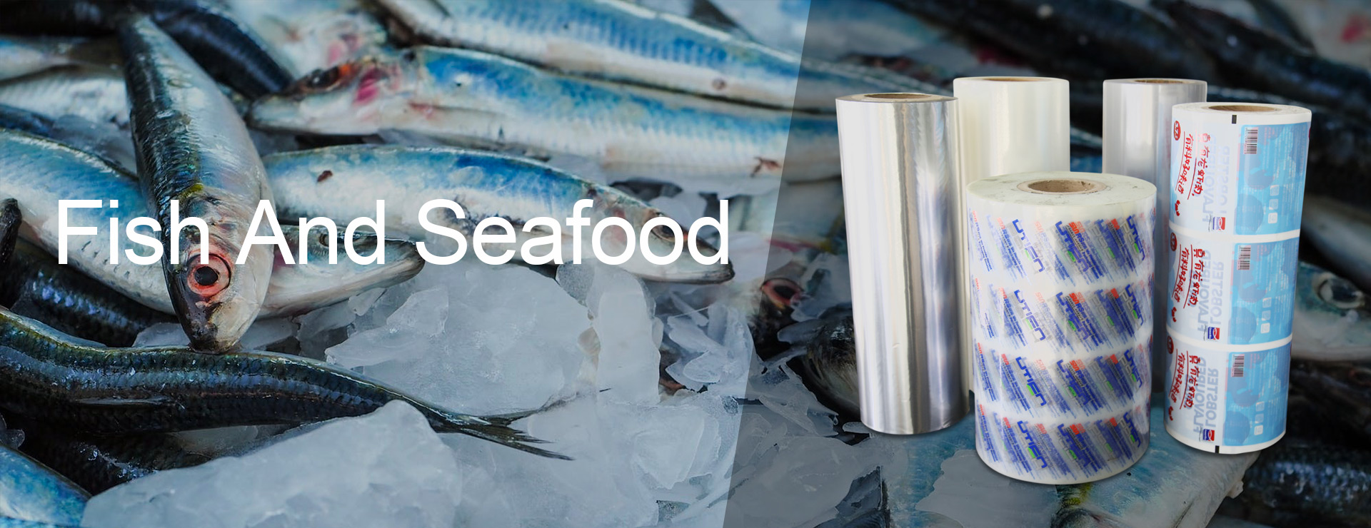 flexible vacuum packaging for seafood