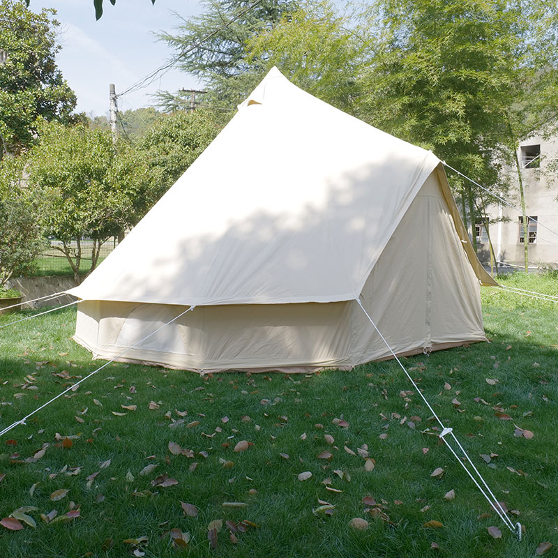 4m canvas bell tent(without stock jack) glam camp