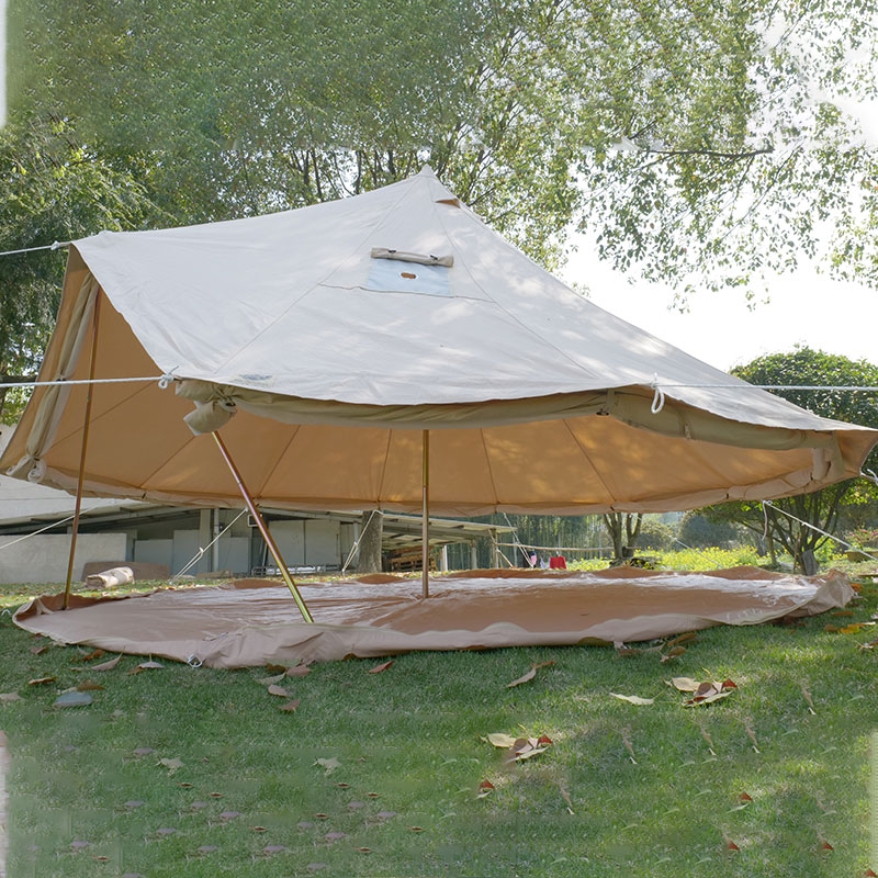 4m bell tent with double wall glamping glam camp