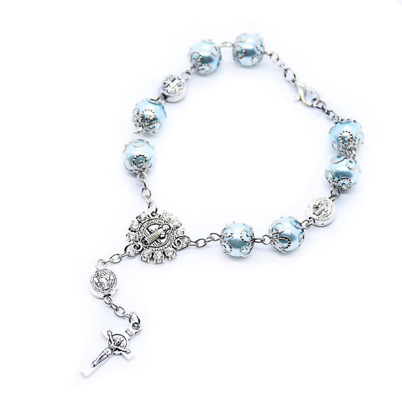 pearl beads car rosary