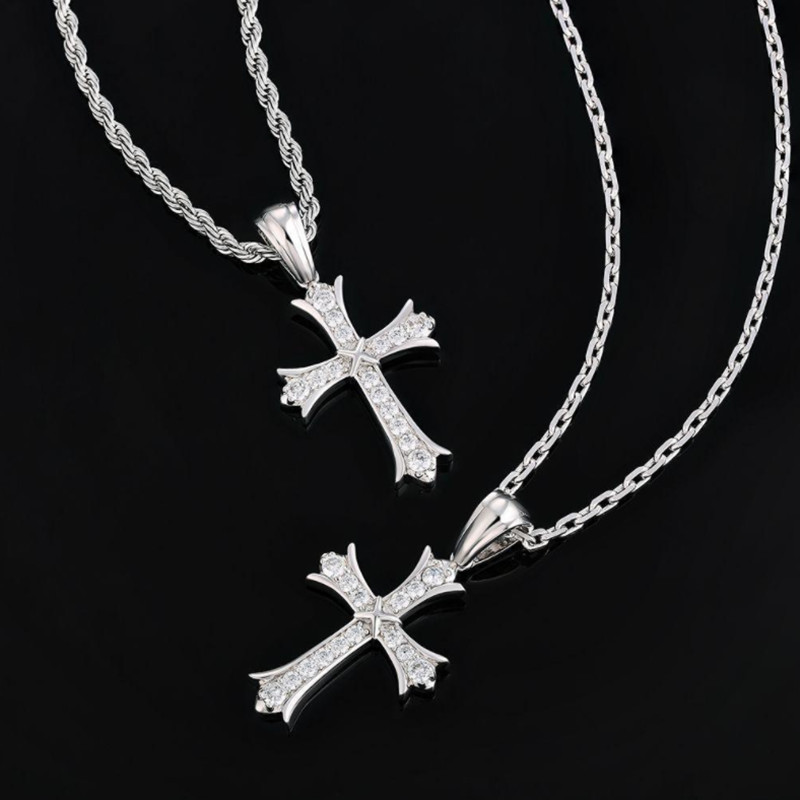 316L Stainless Steel Cross Necklace Pendant
