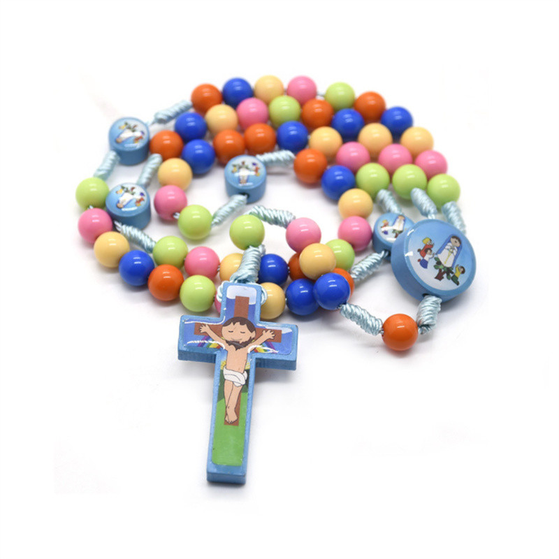 Multi Color Plastic Prayer Bead 15