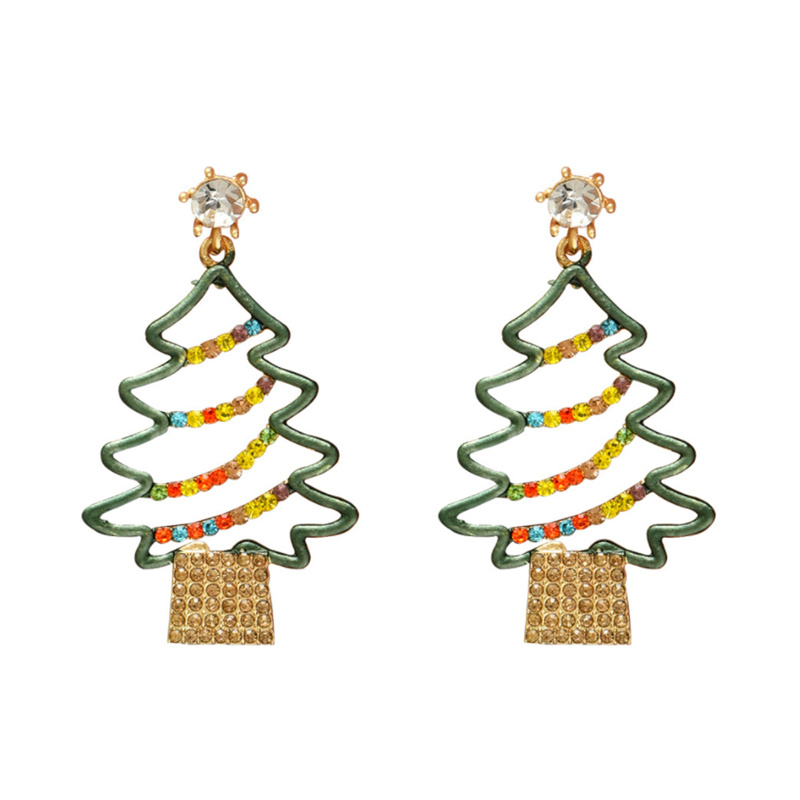 Christmas Tree Danlge drop Earrings