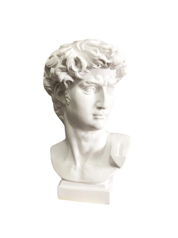 David head resin imitation gypsum statue