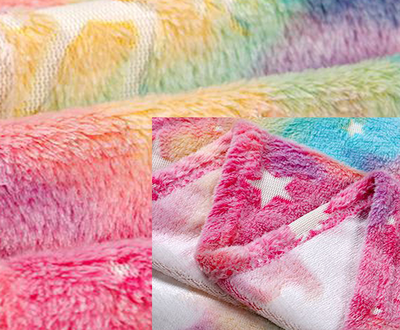 Colorful Thick Luminous Flannel Blanket 5