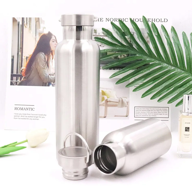 Wholesale portable 304 stainless steel water bottle with color&logo custom SX-W02 glam camp