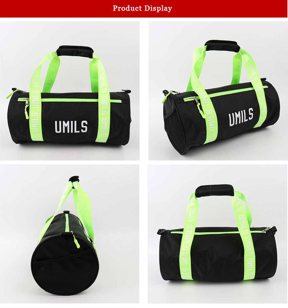 Black Fluorescence Green Fitness Bag | Fitness Bag | China Fitness Bag