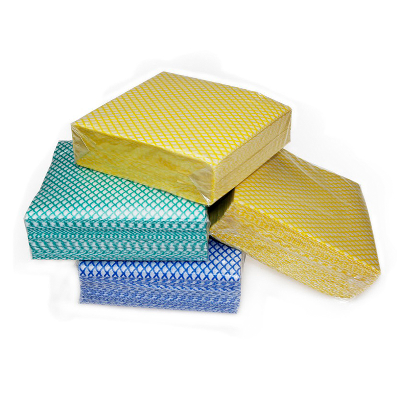 General purpose non-woven impregnated cleaning cloth to clean and wipe convenient cloth