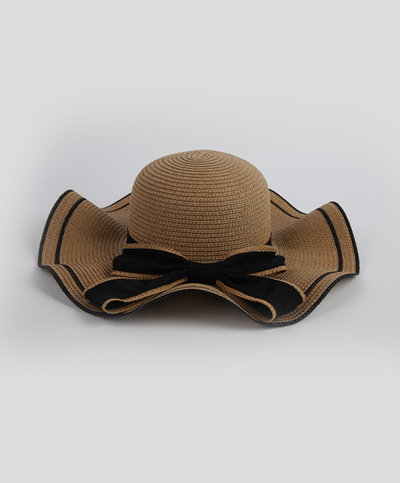 Brown Custom Straw Hat