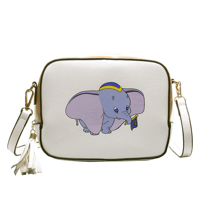 Dumbo cartoon lady messenger bag