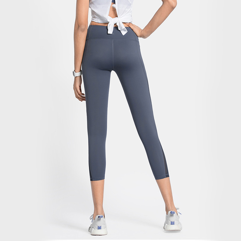 Women gym fitness running mesh leggings tights compression sportswear yoga pants