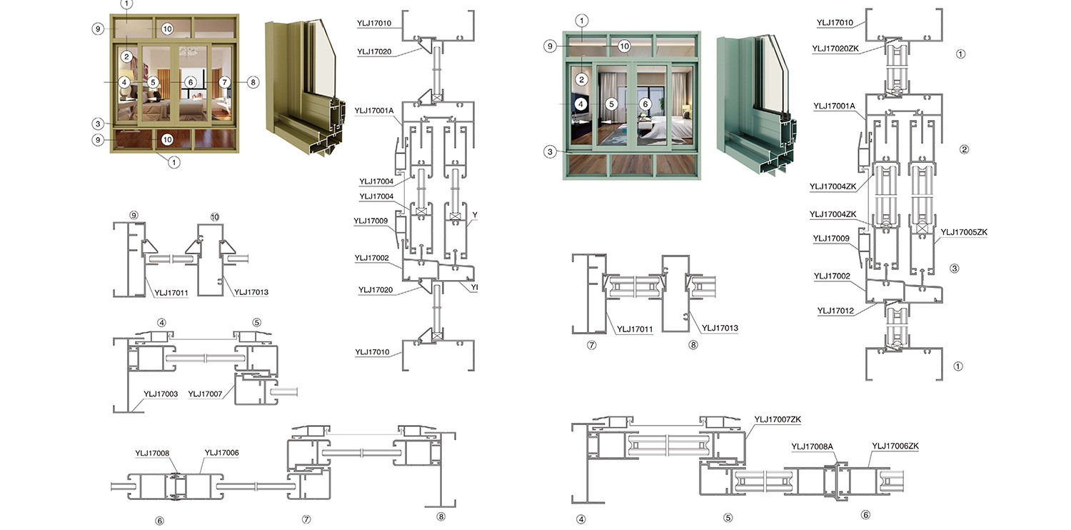 70 series sliding window