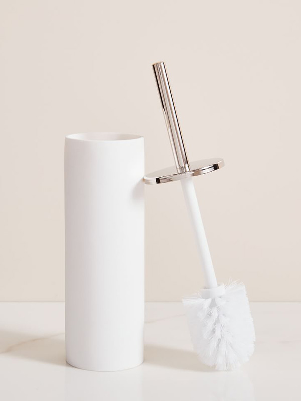 Modern resin stone toilet brush holder