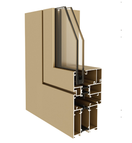 60D series heat insulation interior inverted casement window