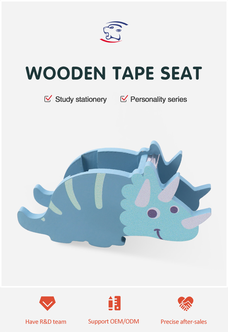 Custom Wooden tape dispenser