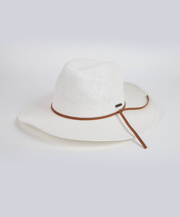 White Custom Straw Hat