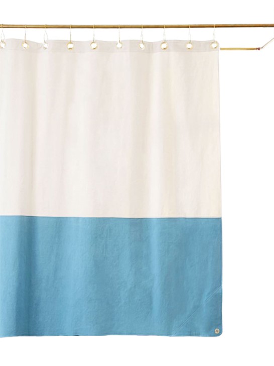 Quiet town orient shower curtain - canyon