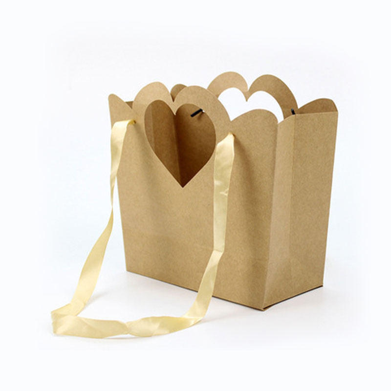 Customized floral paper bags