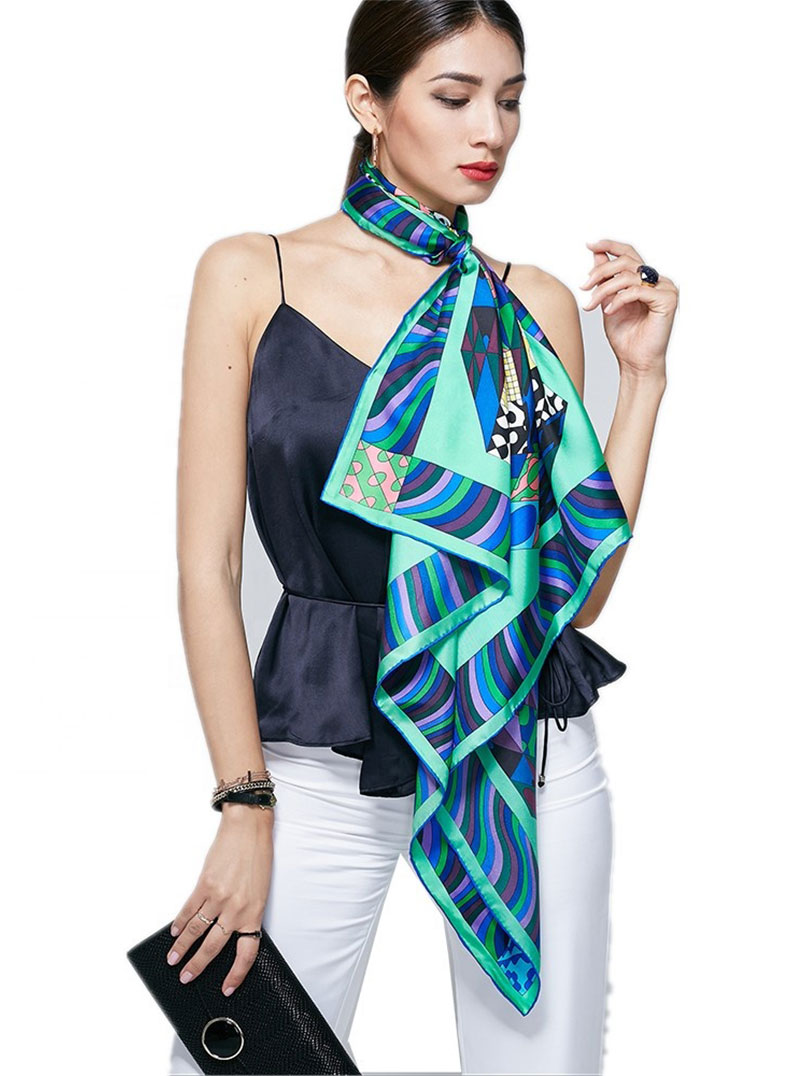 100% Silk HeadScarf
