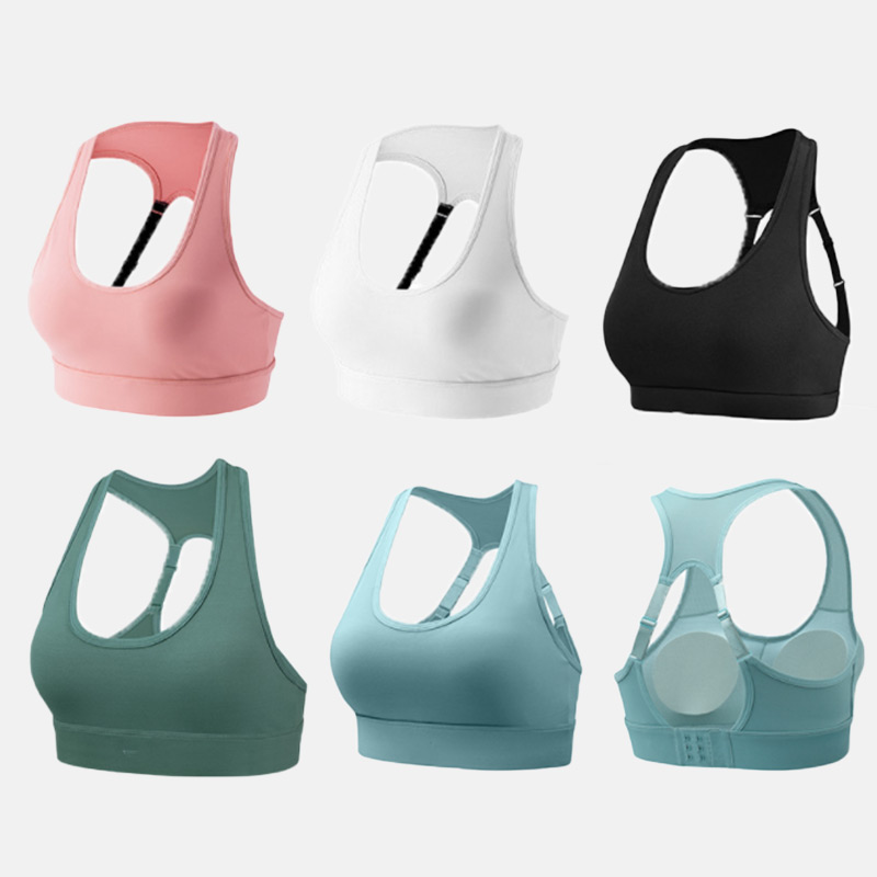 2021 new custom logo women running gym fitness sublimation padded sports top bra