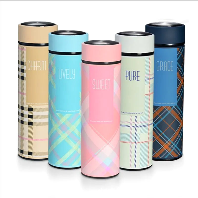 Supporting personalize custom stainless steel vacuum insulated water bottle ZY-1010 glam camp