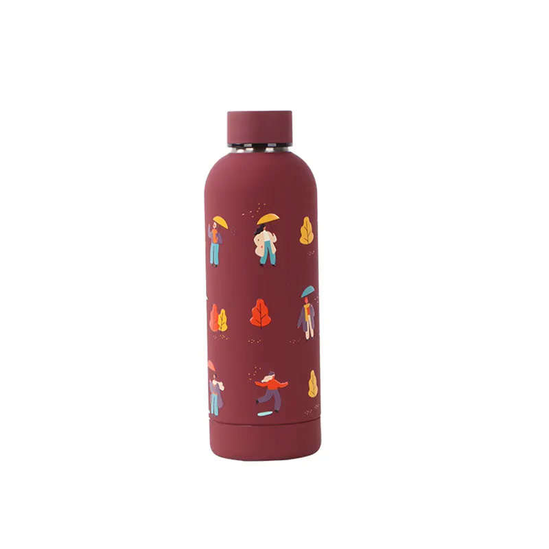 Portable stainless steel double wall vacuum insulated bottle SX0574 glam camp