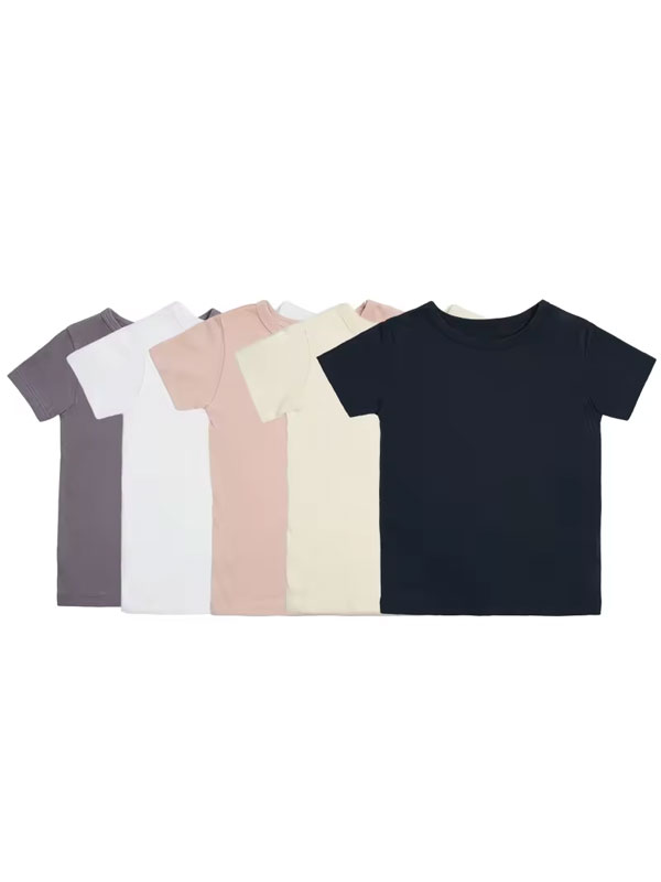 Solid Color-Boys' Children's T-Shirt