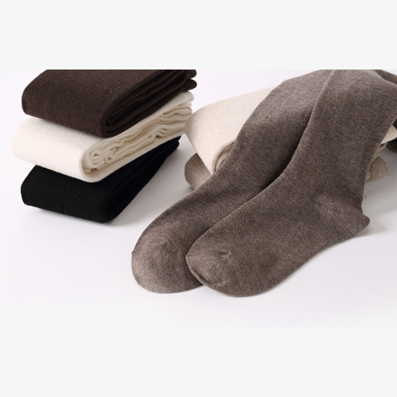 Plus velvet winter women warm fringe thick wool leggings fashion windproof cotton knitted pantyhose