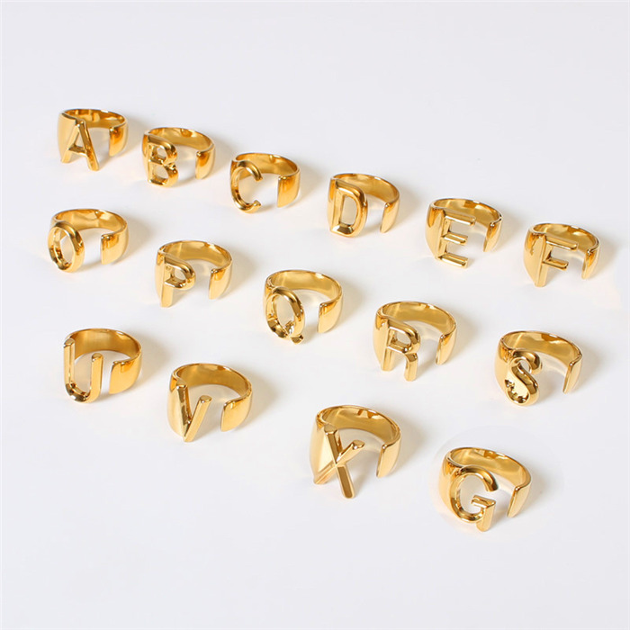 Letters A-Z Adjustable Rings