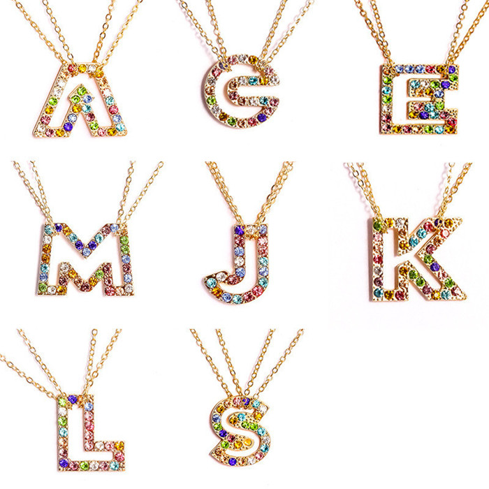 Korean Style Alloy Letters Necklace