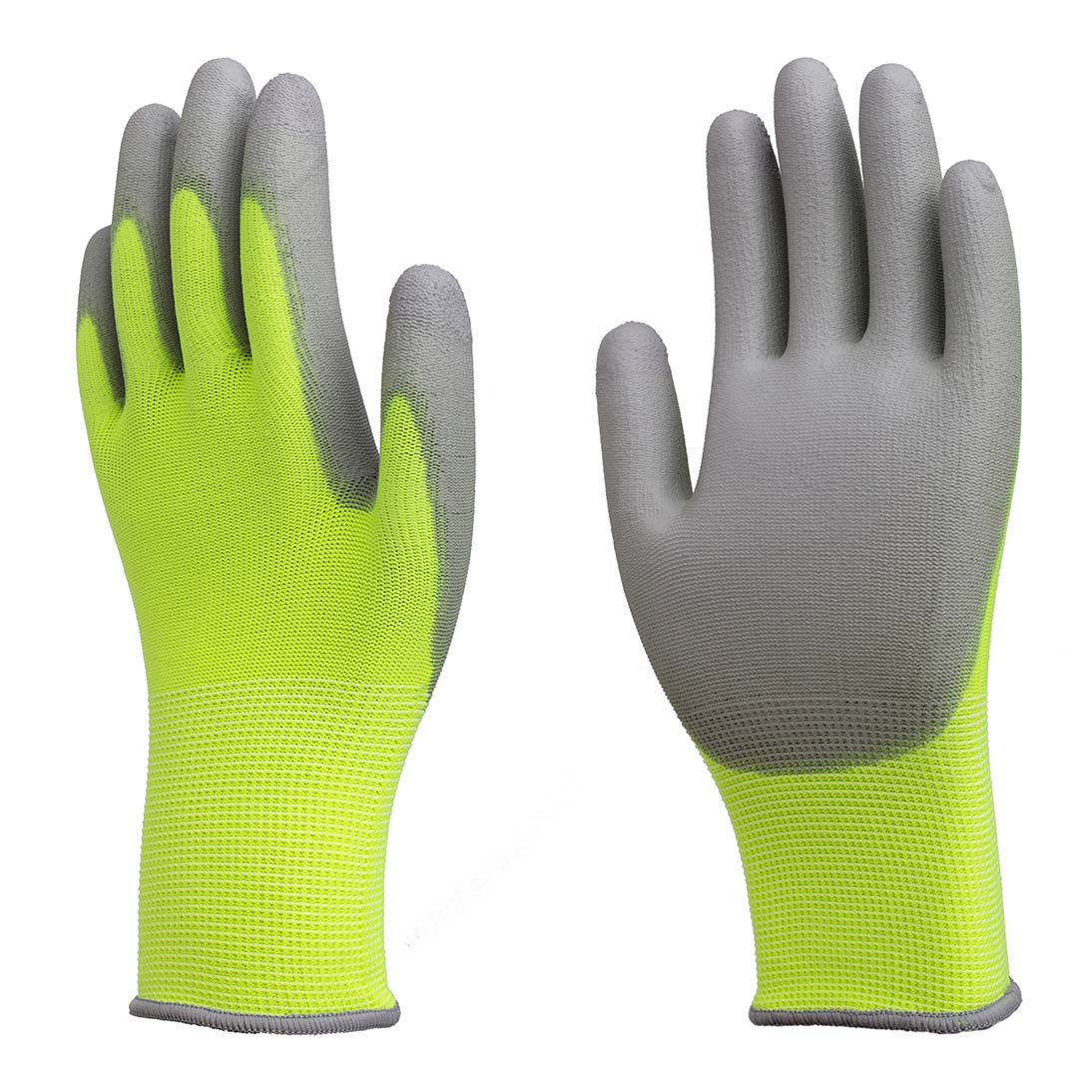 13G polyester glove PU palm coated