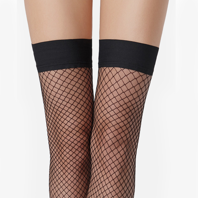 15D ladies sexy fishnet stockings mesh thigh stockings