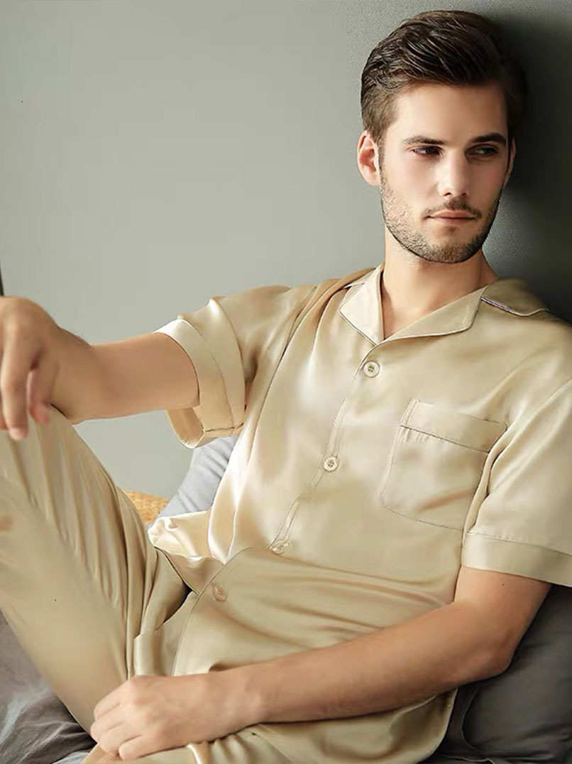 Men's Silk Pajama Set | Silk Pajama Set | Pajama Set