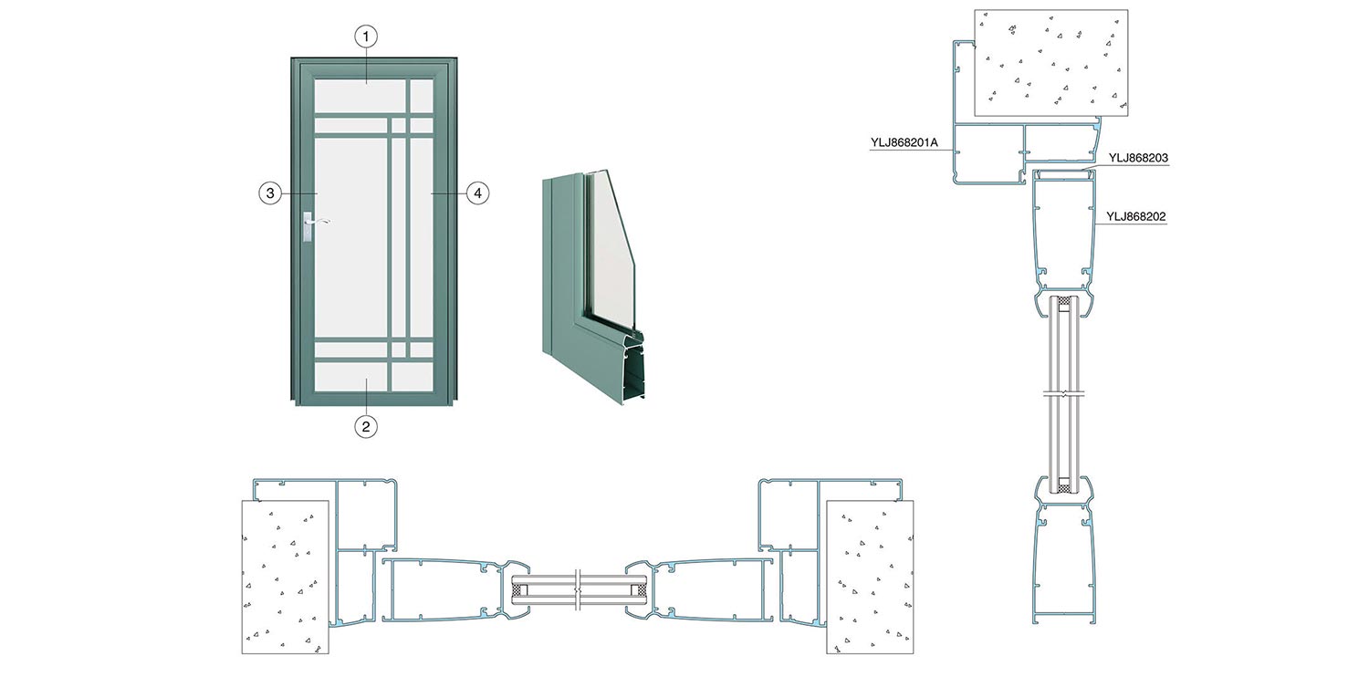 Custom curtain wall