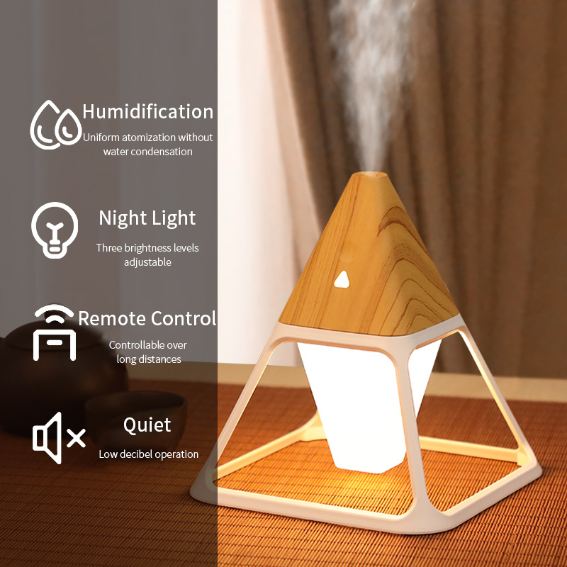 USB Rechargeable LED Night Light Air Humidifier Essential Oil Diffuser