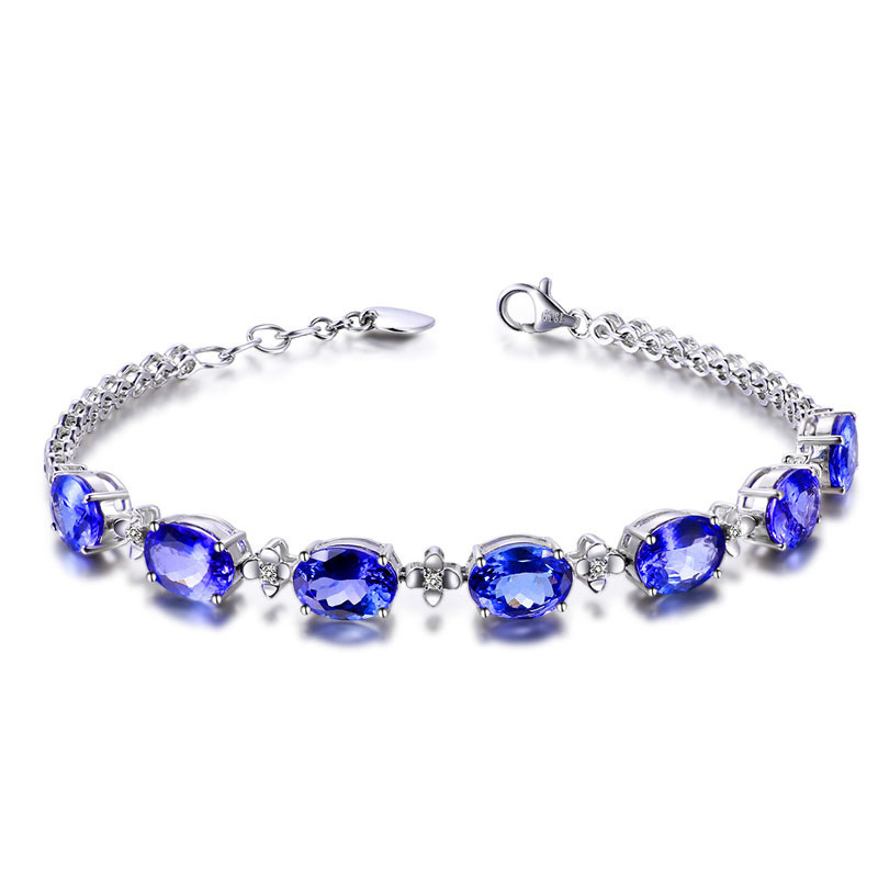 Blue crystal bracelet