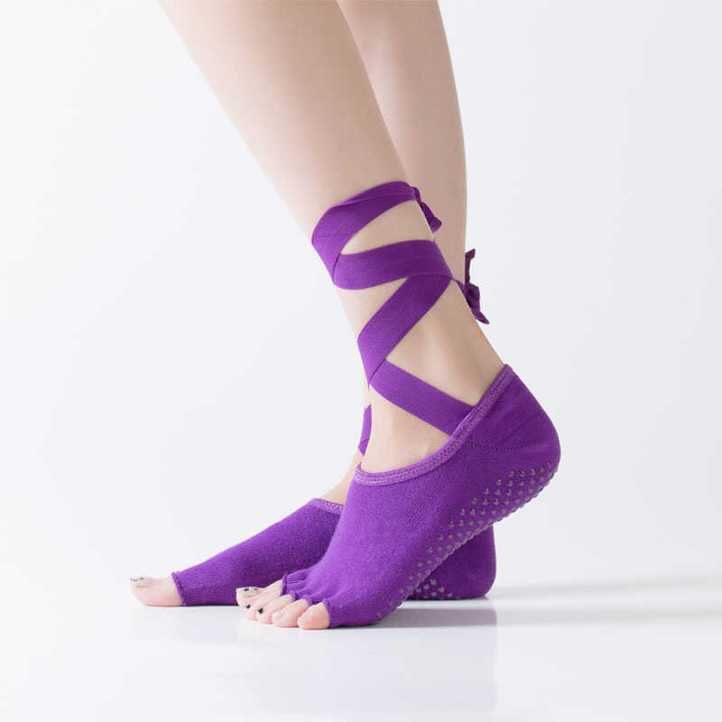 Dark purple Ladies Yoga socks