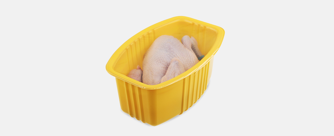 MAP rigid packaging for poultry