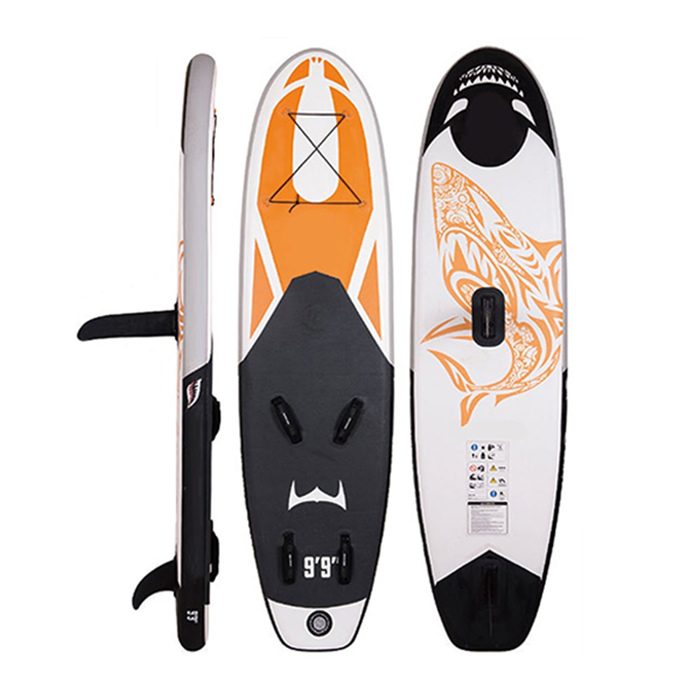Standing inflatable paddle sup