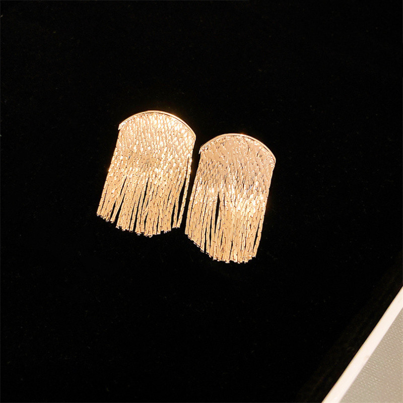 18K gold plated waterfall earrings