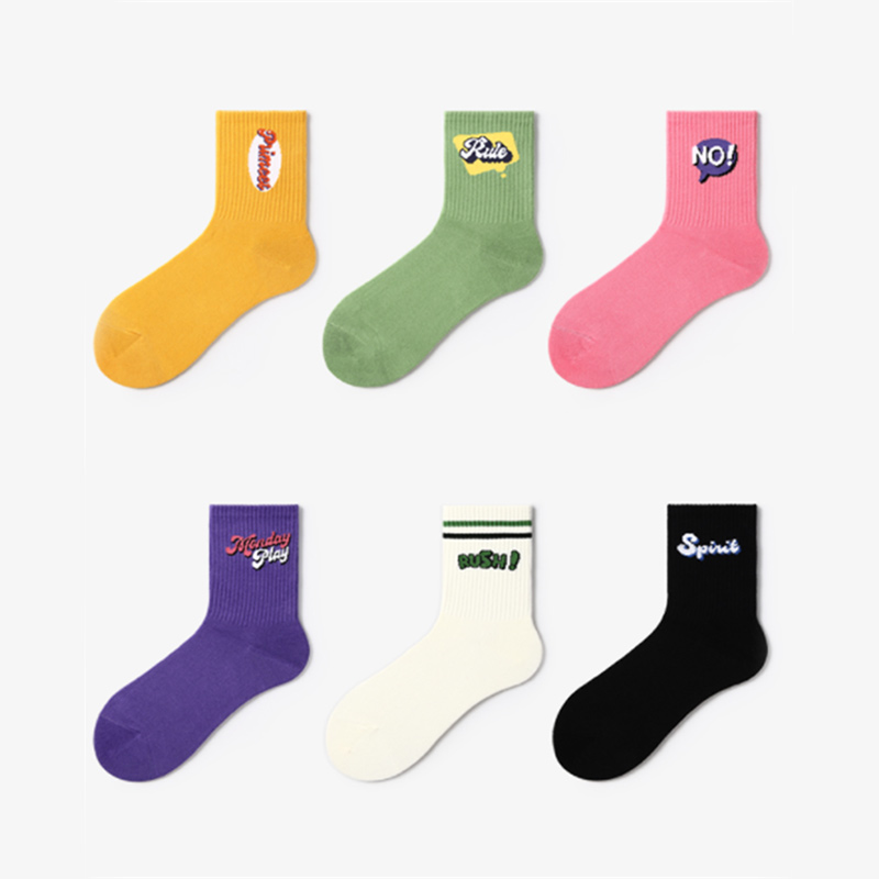 Four-way stretch men sports socks customized logo sports socks nylon