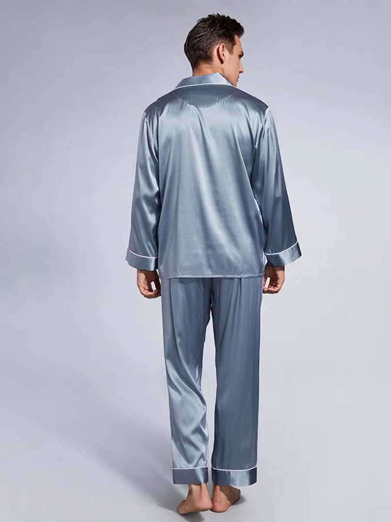 Custom Satin Men's Pajama Set | Men's Pajama Set | Satin Pajama Set