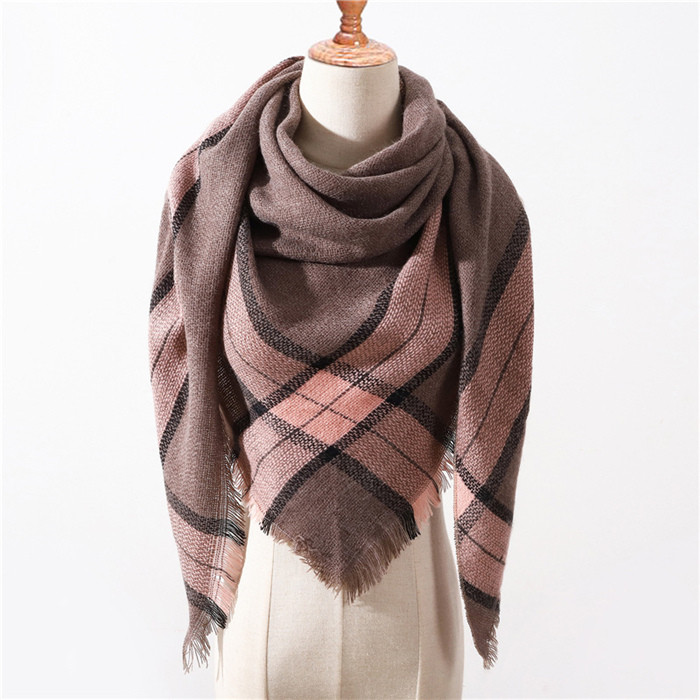 Spring Winter Triangle Scarf