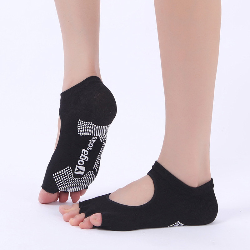 Black yoga socks manufacturer
