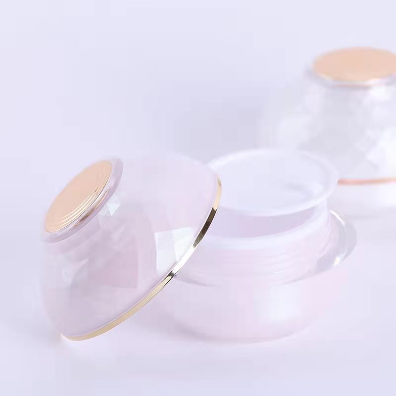 frosted glass cosmetic jars wholesale