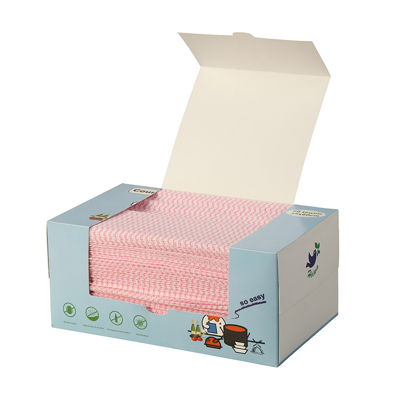 Heavy Coated high absorbent bamboo nonwoven counter cloths