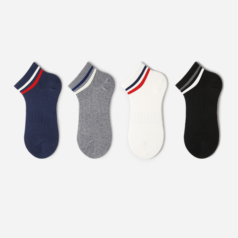 Adult Stripe Leisure Socks custom unisex cotton ankle socks hosiery men women socks