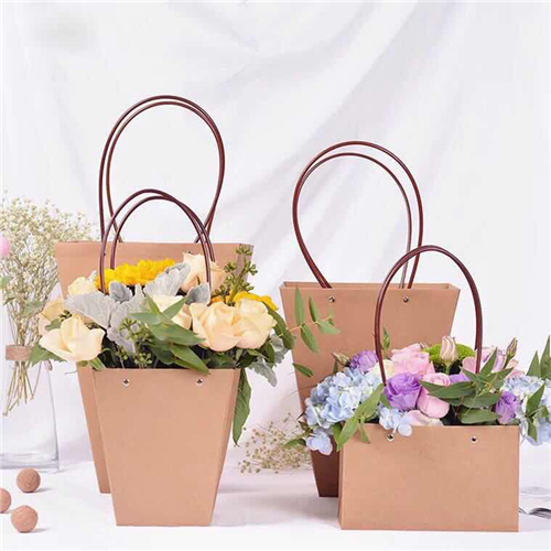 Floral paper gift bags